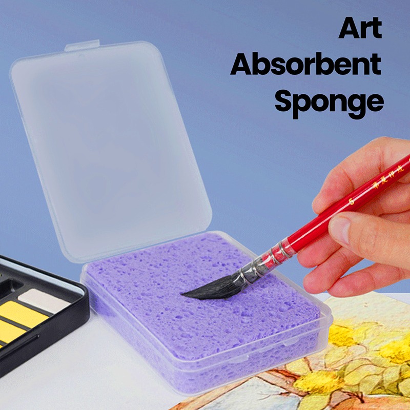 Eco Sponge - Boxed Watercolor Pigment Painting Cleaning Sponge