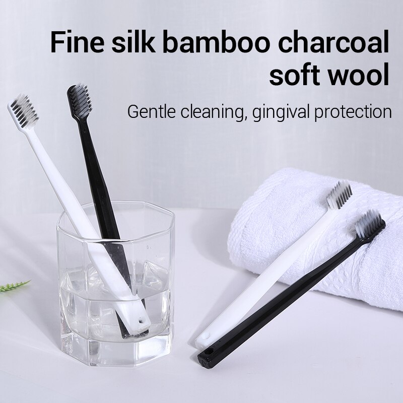 10PC Bamboo Charcoal Brush Sil - Bamboo Toothbrush review and price