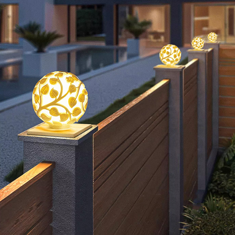 Outdoor column lights solar LE - Solar Garden Light review and price