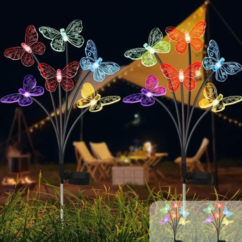 Solar Powered Butterfly Lights - Solar Garden Light review and price