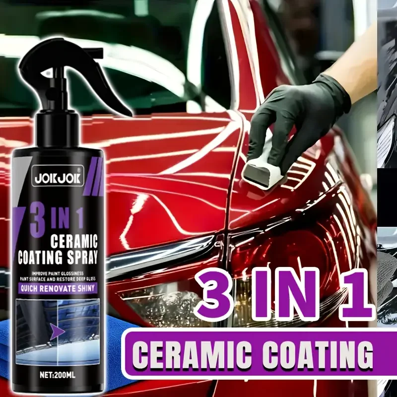 3 in 1 Car Ceramic Liquid Coat - Beeswax Wrap review and price