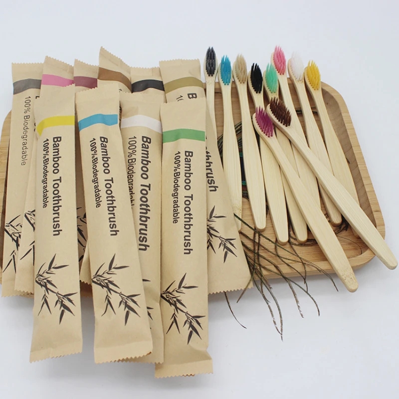 Bamboo Toothbrushes 100Pcs Eco - Bamboo Toothbrush review and price