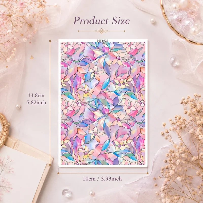 Stained Glass Flower Polymer C - Beeswax Wrap review and price